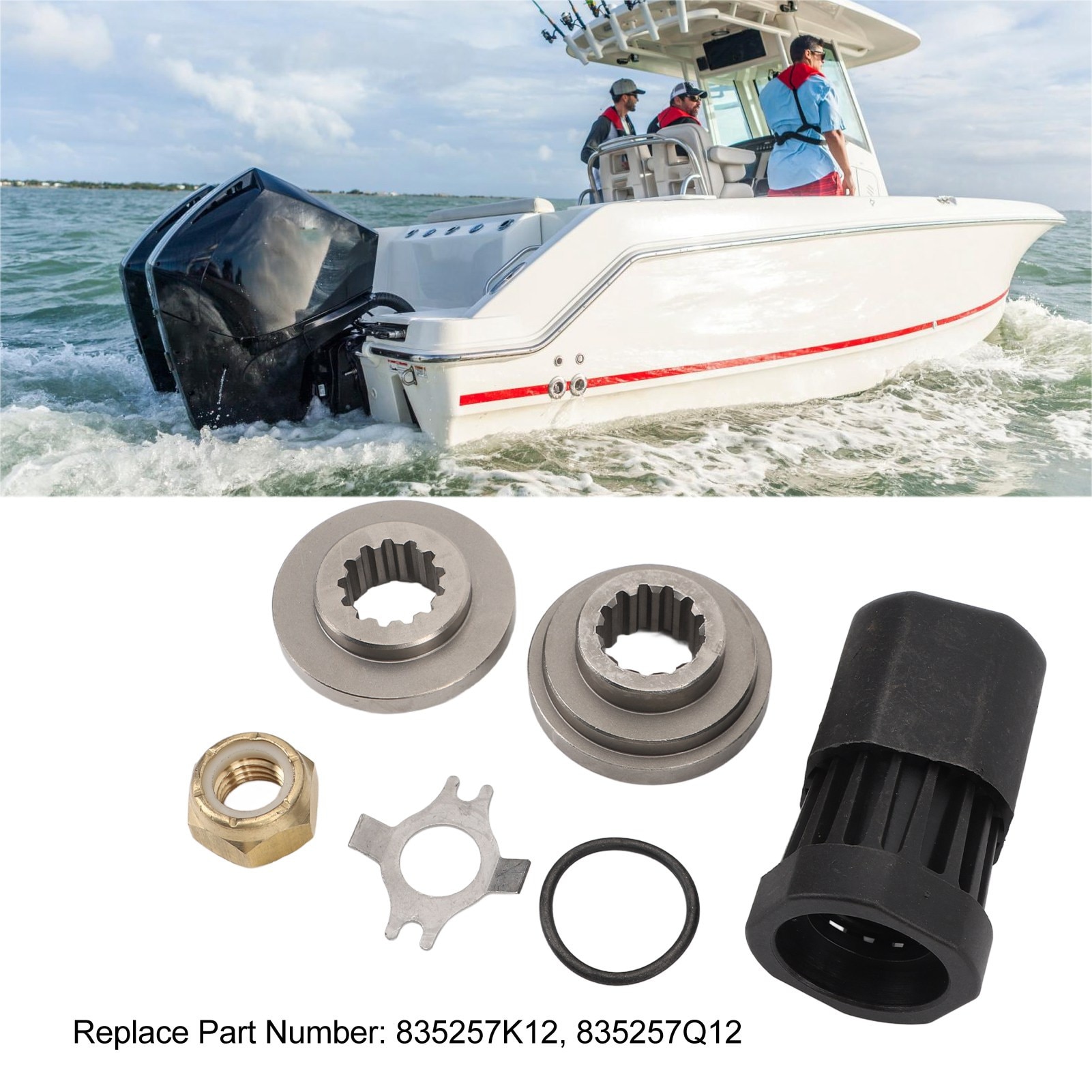 Kit butuc elice pentru ambarcatiuni Mariner 30-60 hp, set complet