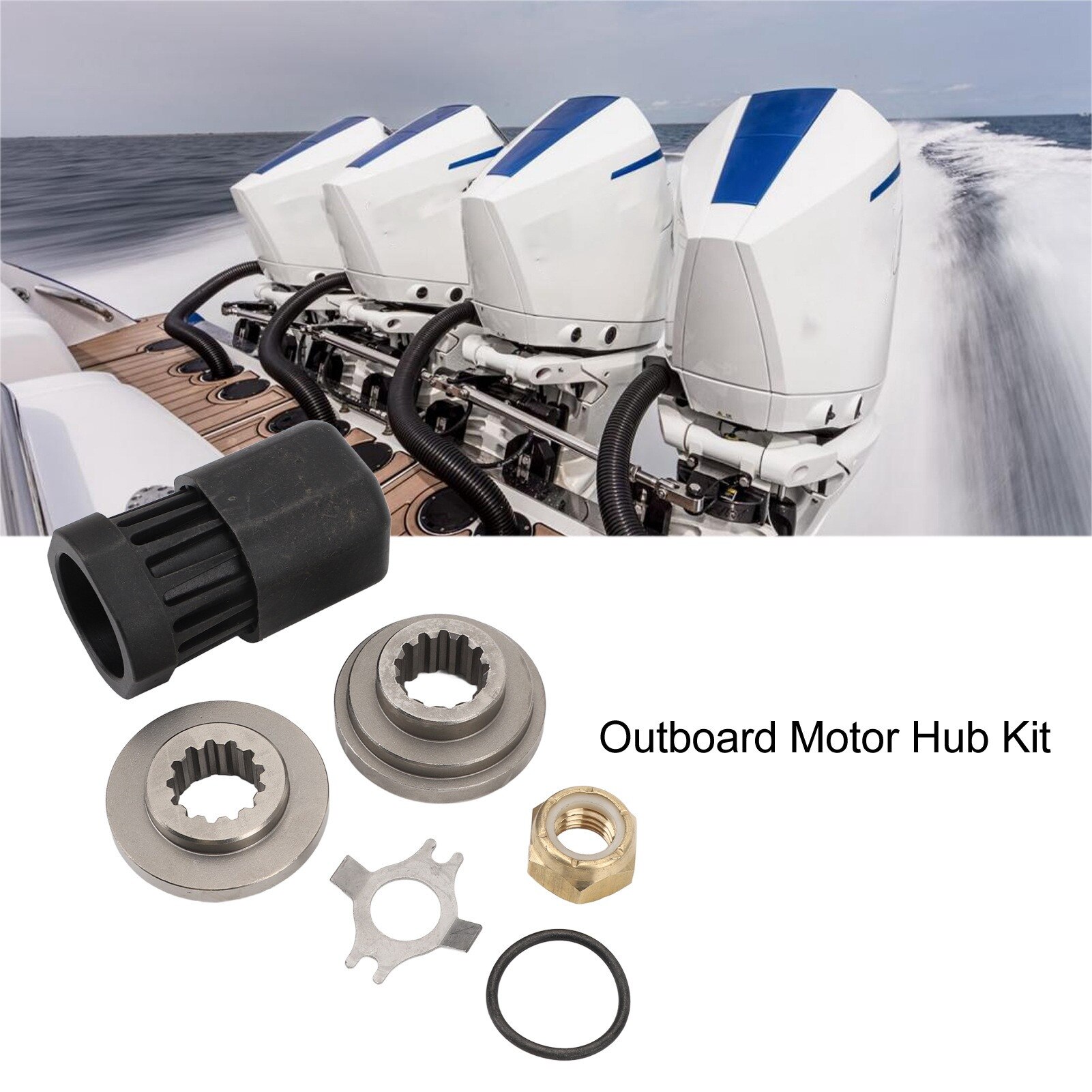 GrassyWing2 60 Marine（GW2-60MR／ボルクスジャパン） Kit butuc elice pentru ambarcatiuni Mariner 30-60 hp, set complet