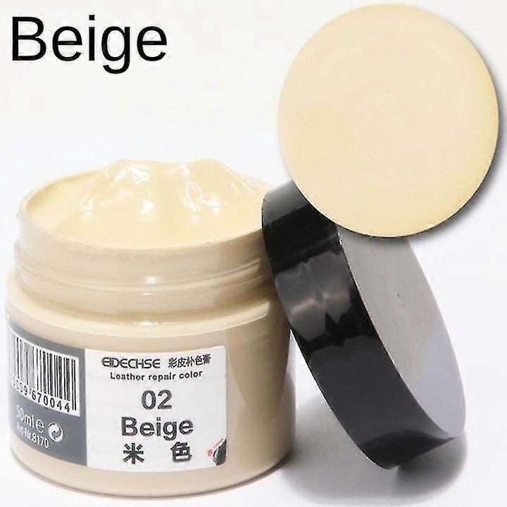 Crema de reparare pentru piele, 50ml, pentru umplerea zgarieturilor, bej