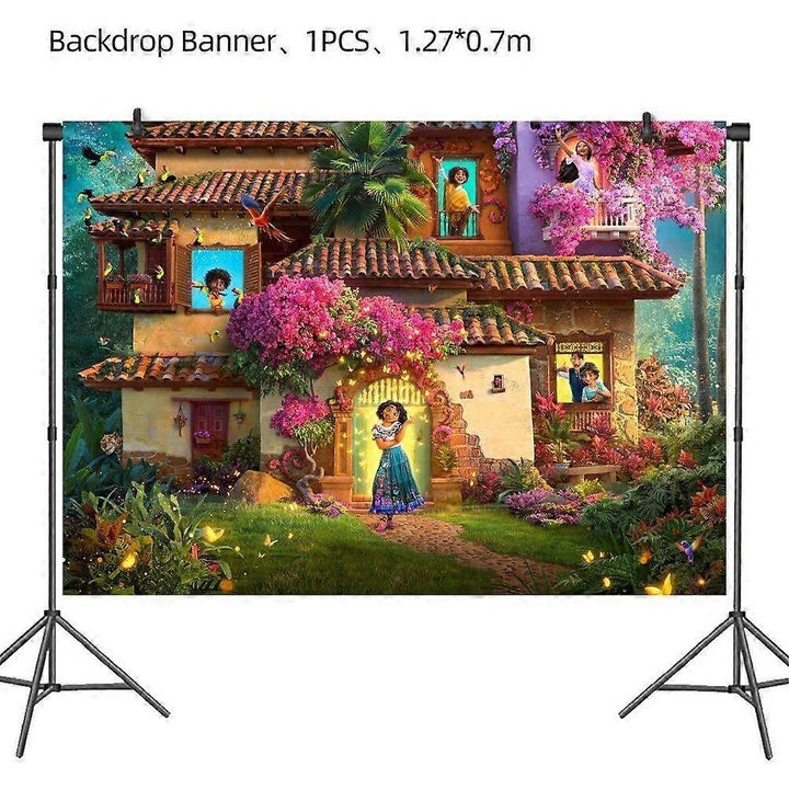 Fundal pentru petrecere, multicolor, 127cm