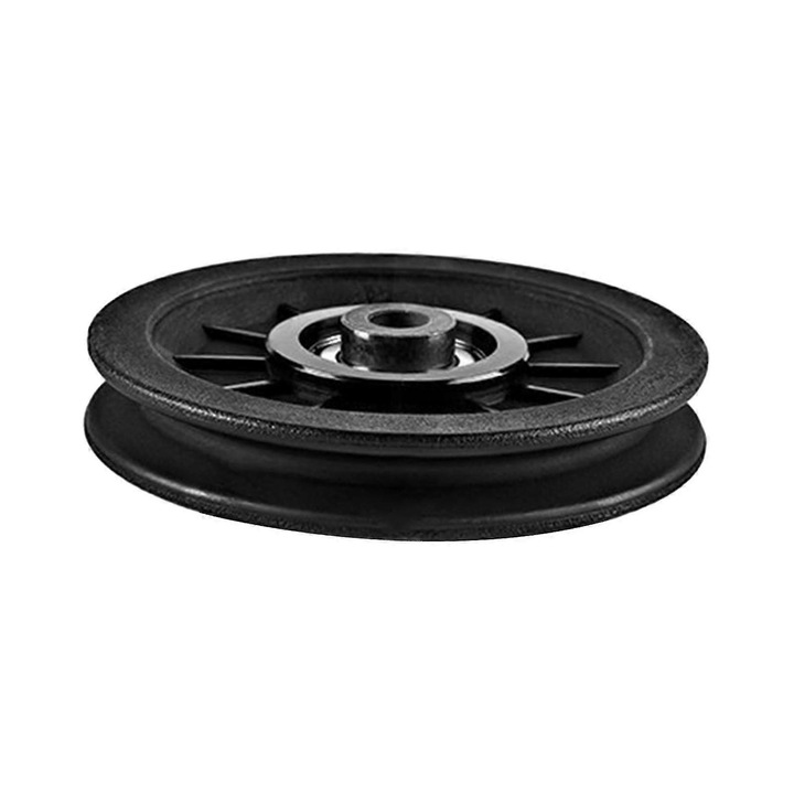 Roata pentru fitness, Negru, 11 cm