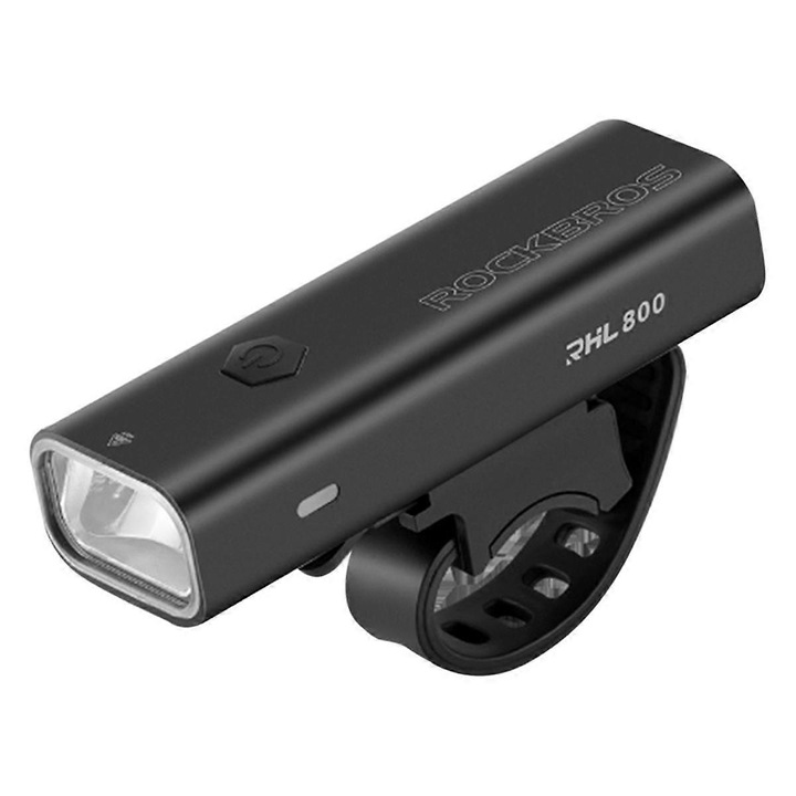 Kerékpár első lámpa, Rockbros, 800 lm, USB-ről tölthető