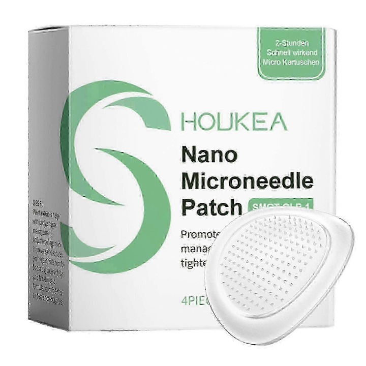 Pachet 4 bucati plasturi cu microace, Houkea tehnologie avansata, design confortabil, pentru rejuvenarea pielii, fara durere, 2025