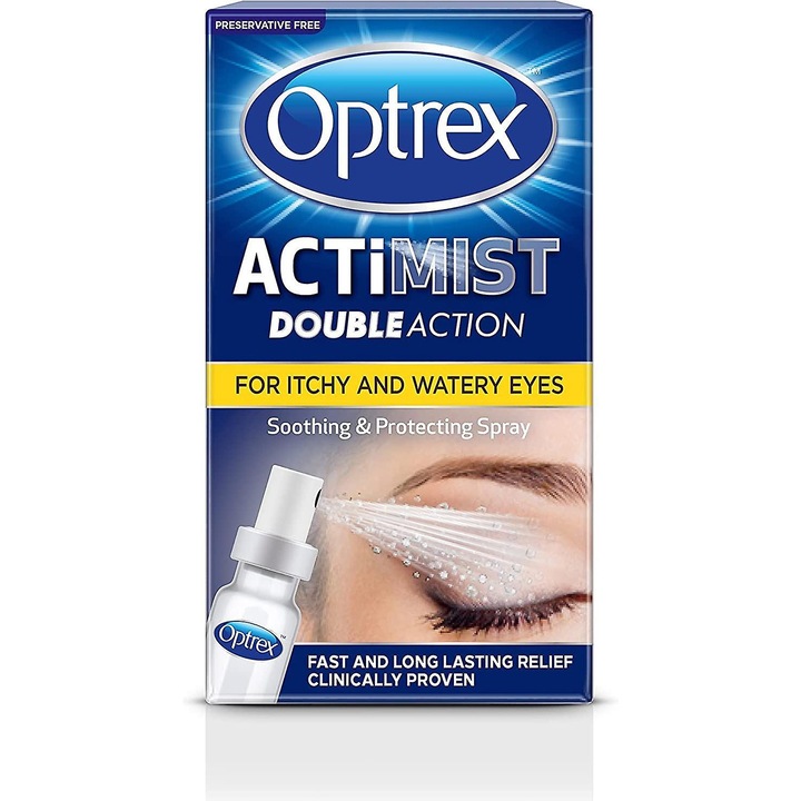 Set 3 x Spray pentru ochi Optrex ActiMist, 10ml