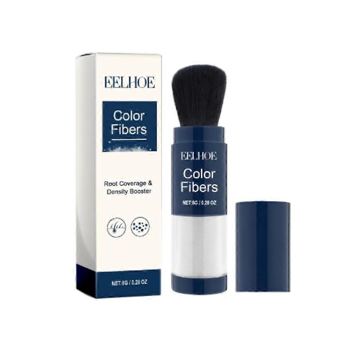 Pudra de fibra pentru par, EELHOE, 8g, alb, set 6