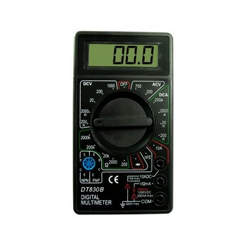 Multimetru afisaj LCD digital, ProCart, aparat masura 19 scale, 2 testere, negru Multimetru afisaj LCD digital, ProCart, aparat masura 19 scale, 2 testere, negru