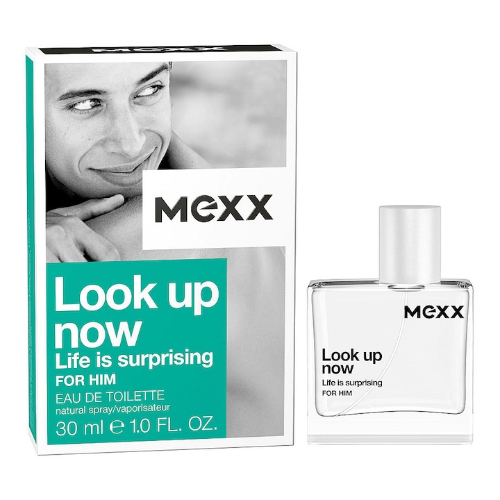 MEXX Look Up Now férfi parfüm, Eau de Toilette, 30 ml