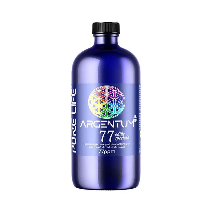 Argint ionic ARGENTUM+®77 480ml 77ppm, editie speciala