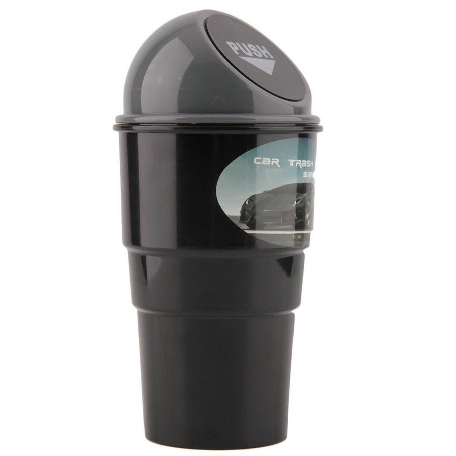 Mini cos de gunoi auto , Negru