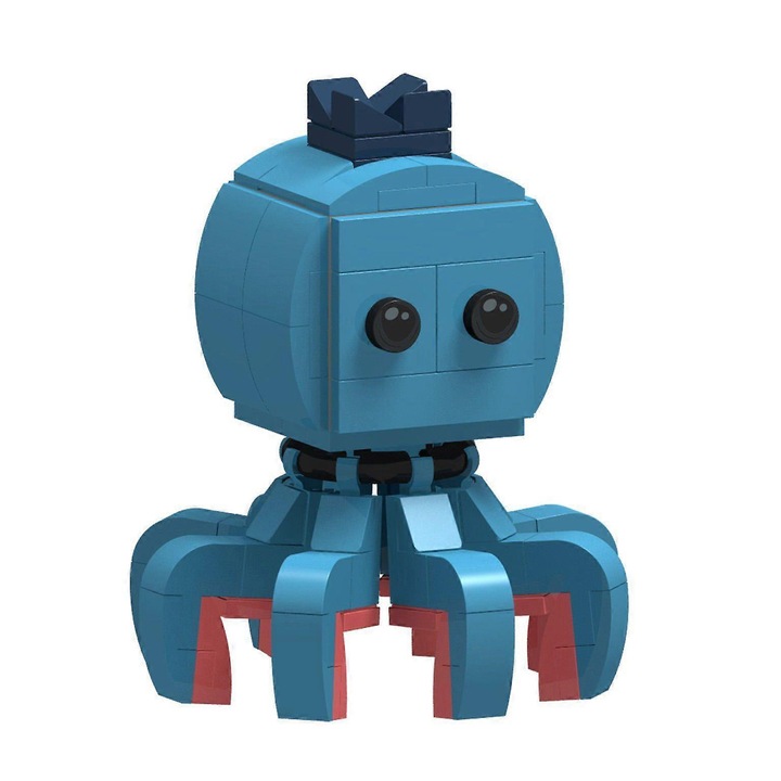 Figurina Italian Brainrot blocuri de constructie, multicolor, 21 piese, material ABS