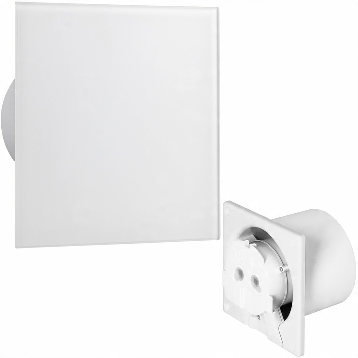 Ventilator baie, ORNO, alb mat, 135x135mm, 8W