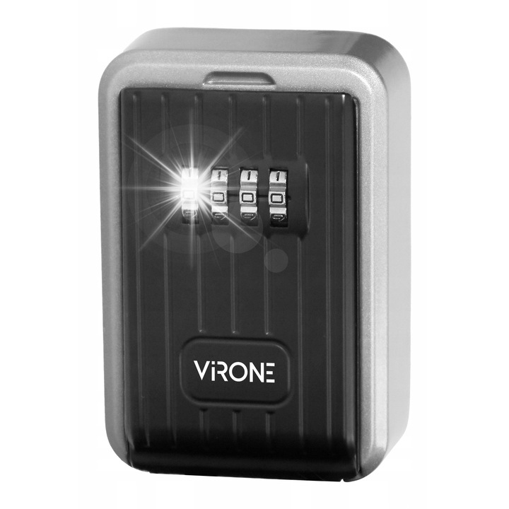 Seif pentru chei Orno, 4 cifre, 85x125x38mm, argintiu