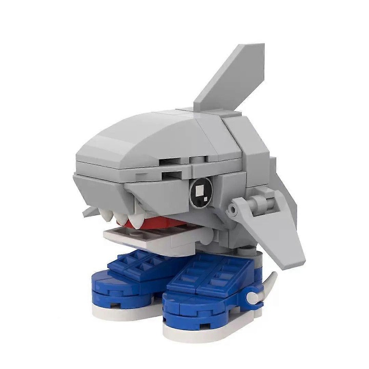 Set figurine blocuri de constructie Italian Brainrot, 36 piese, multicolor, din plastic ABS