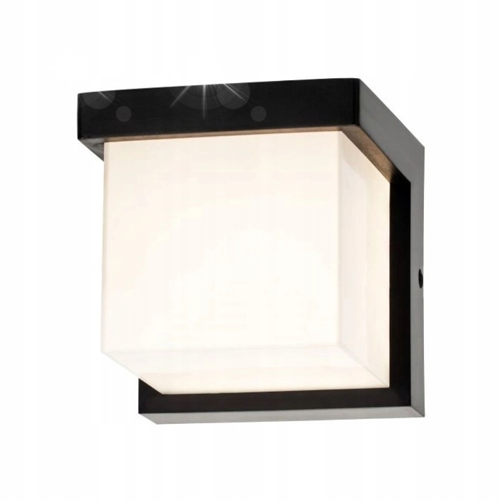 Aplica exterioara PROTEA LED 9W 700lm IP65 4000K neagra, set 1 buc.
