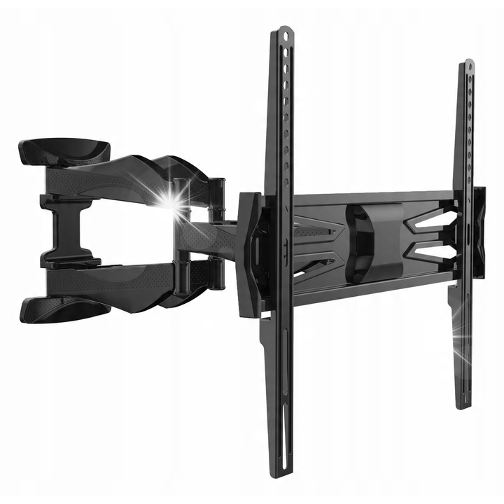 Forgatható TV tartó Virone 32"-60", VESA 200x100-400x400mm, egyszerű szerelés, tartós konstrukció