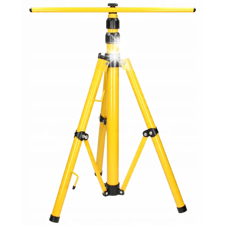 Stativ dublu pentru proiectoare LED, Adviti, 55-155cm, pliabil, cu suport pentru cabluri