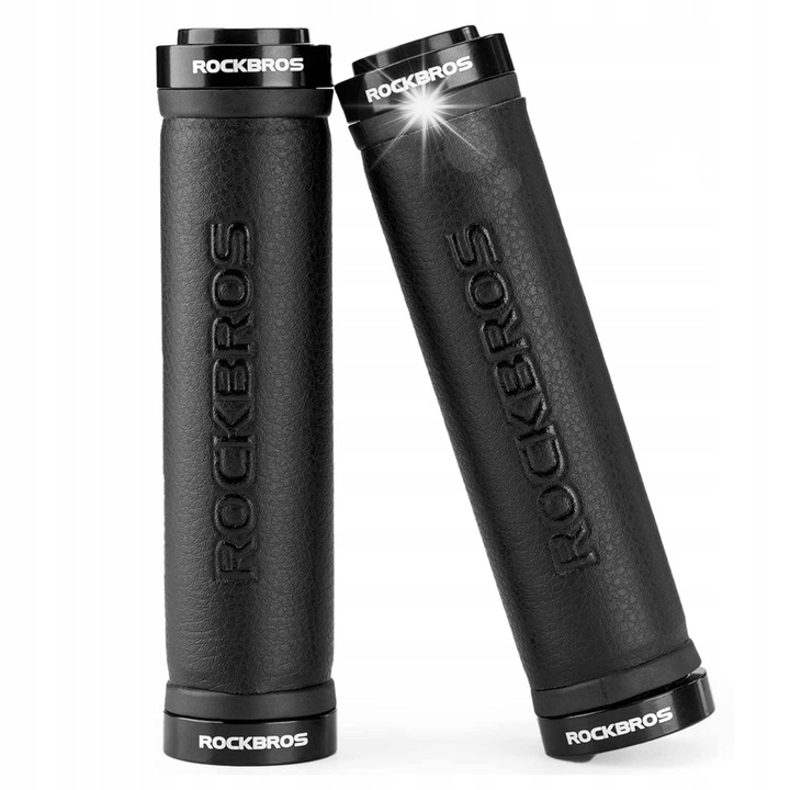 Mansoane bicicleta RockBros, antiderapante, reducere socuri, negru, set