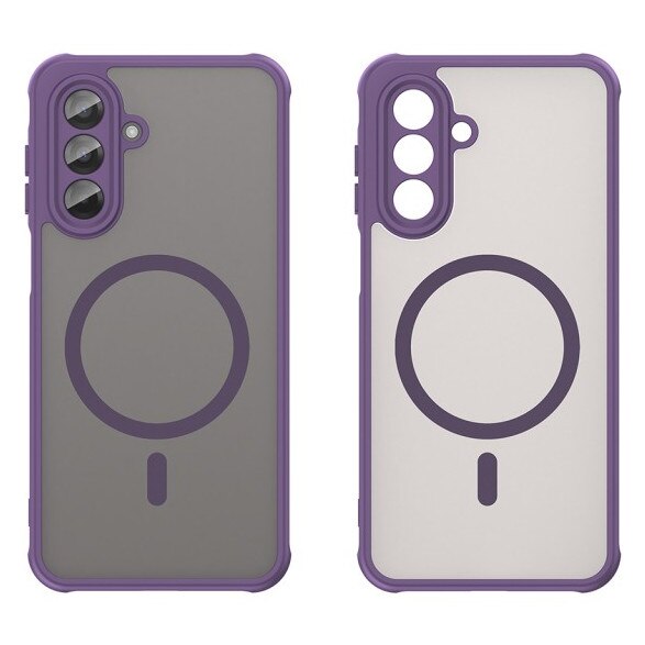Husa Upzz® Halo Pentru Samsung Galaxy A17 5G, Magsafe, Protectie Camere si Colturi, Design Premium, Super Rezistenta, Purple