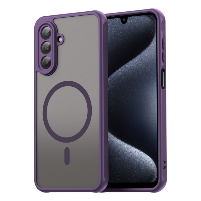 Husa Upzz® Halo Pentru Samsung Galaxy A17 5G, Magsafe, Protectie Camere si Colturi, Design Premium, Super Rezistenta, Purple