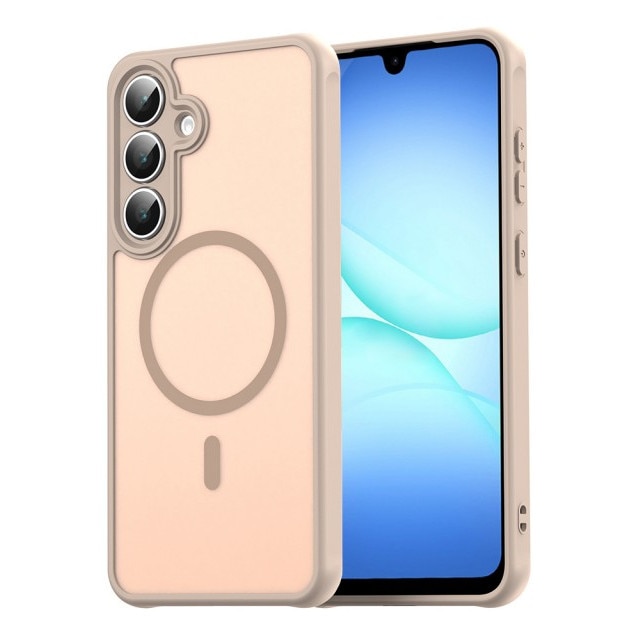 Husa Upzz® Halo Pentru Samsung Galaxy A17 5G, Magsafe, Protectie Camere si Colturi, Design Premium, Super Rezistenta, Gold
