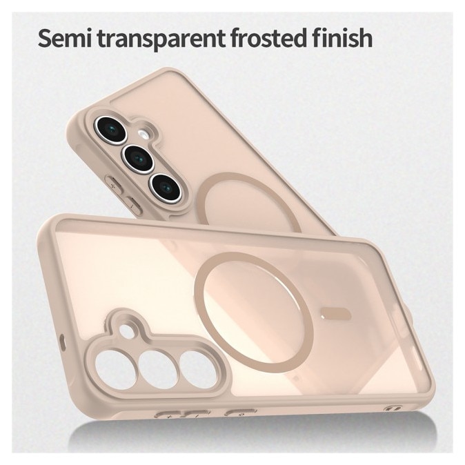Husa Upzz® Halo Pentru Samsung Galaxy A17 5G, Magsafe, Protectie Camere si Colturi, Design Premium, Super Rezistenta, Gold