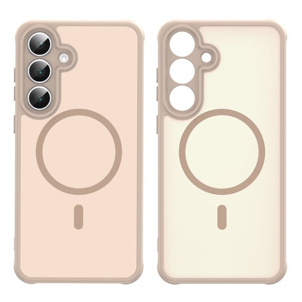 Husa Upzz® Halo Pentru Samsung Galaxy A17 5G, Magsafe, Protectie Camere si Colturi, Design Premium, Super Rezistenta, Gold