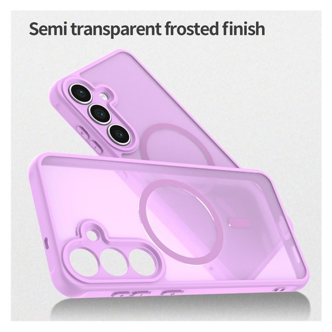 Husa Upzz® Halo Pentru Samsung Galaxy A17 5G, Magsafe, Protectie Camere si Colturi, Design Premium, Super Rezistenta, Pink