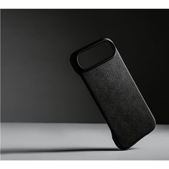 Husă din piele naturală Nomad Traditional Leather, compatibilă MagSafe, neagră, pentru iPhone 17 Air