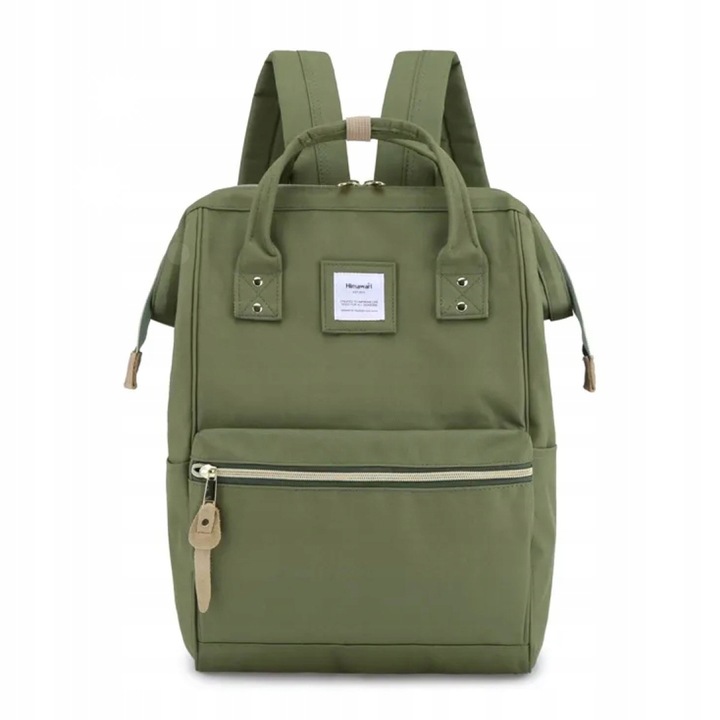 Rucsac laptop Himawari, 14 inch, verde, 40x28x17cm, set rucsac