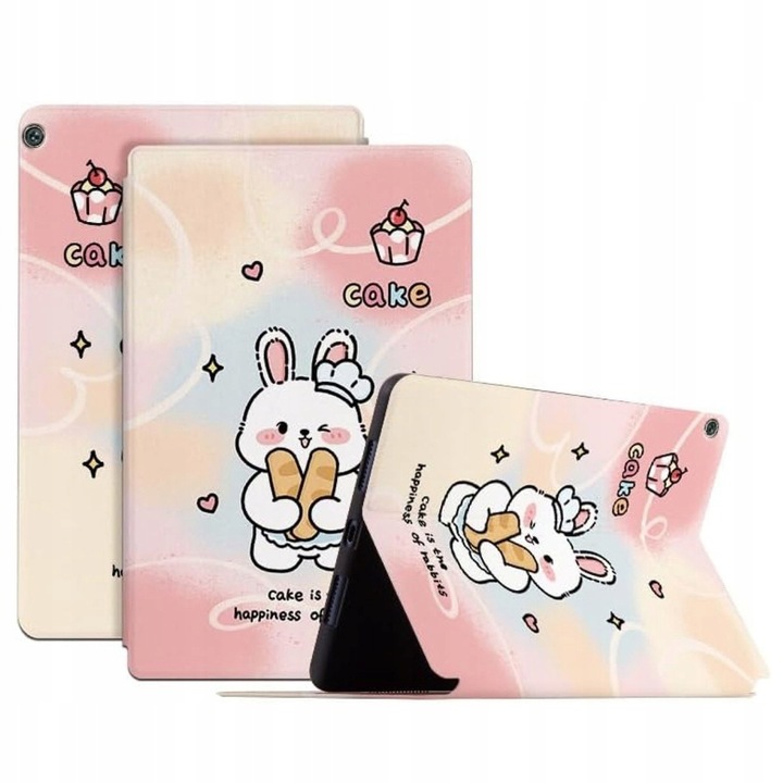 Husa pentru tableta, SUPERO SLIMCASE, compatibila Samsung Galaxy Tab A8 10.5, potrivita pentru copii, protectie la socuri, material rezistent, montaj/demontaj usor, roz