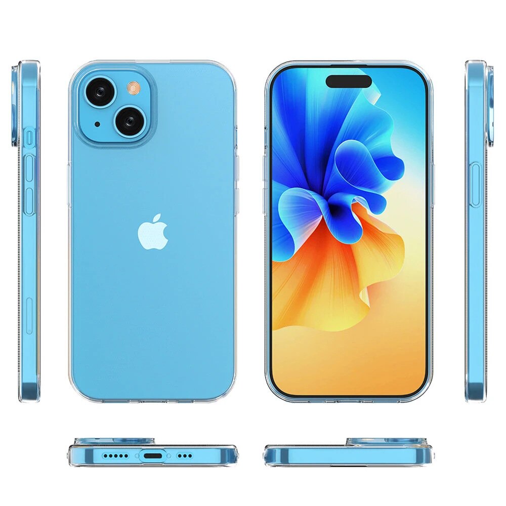 Husă protecție iPhone 15, Ultra Clear, TPU, transparentă, 0.9 mm