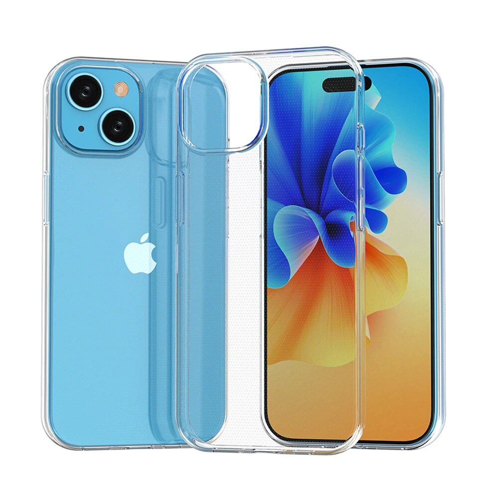 Husă protecție iPhone 15, Ultra Clear, TPU, transparentă, 0.9 mm