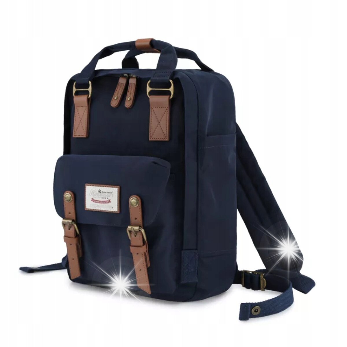 Rucsac Himawari HM188 pentru laptop 13,3" - 14,1", granat, 38x30x15cm, impermeabil