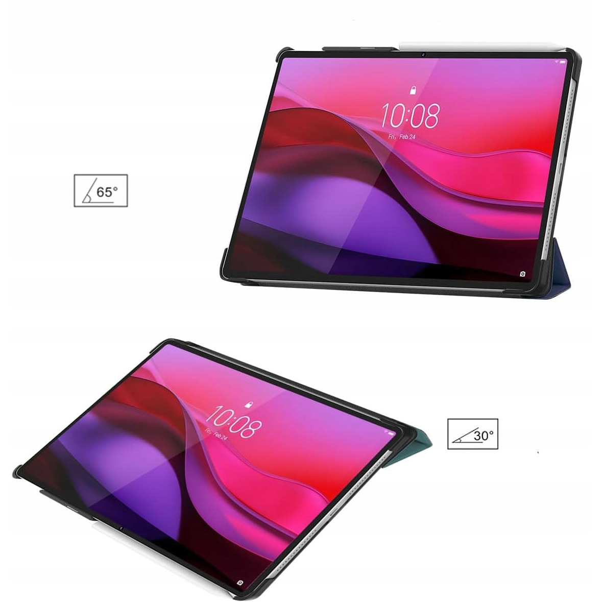 Husa tableta pentru Lenovo Yoga Tab Plus/Yoga Pad Pro AI 12.7 TB-520FU, bleumarin