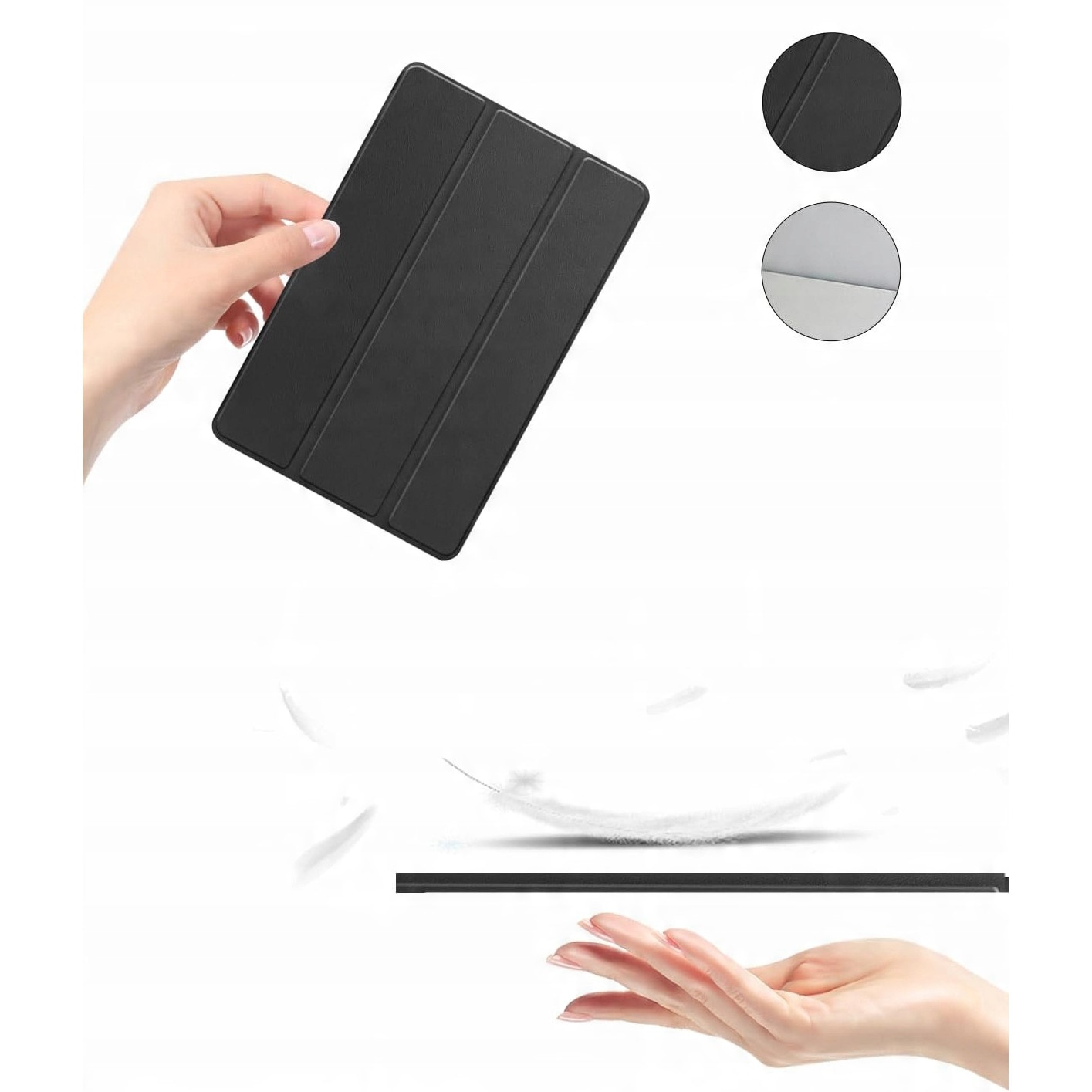 Husa pentru tableta Lenovo Yoga Tab Plus/Yoga Pad Pro AI 12.7 TB520FU, material durabil, design modern, negru