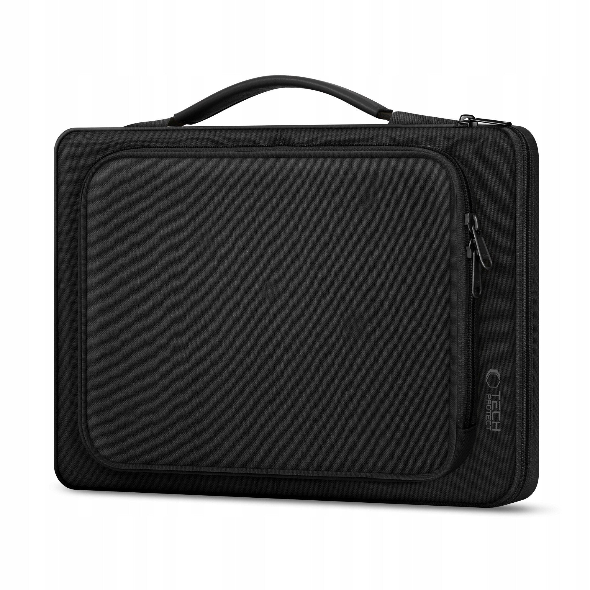 Geanta laptop 15-16 inch, Tech-Protect, neagra, dimensiuni 38x25x3cm, set cu etui