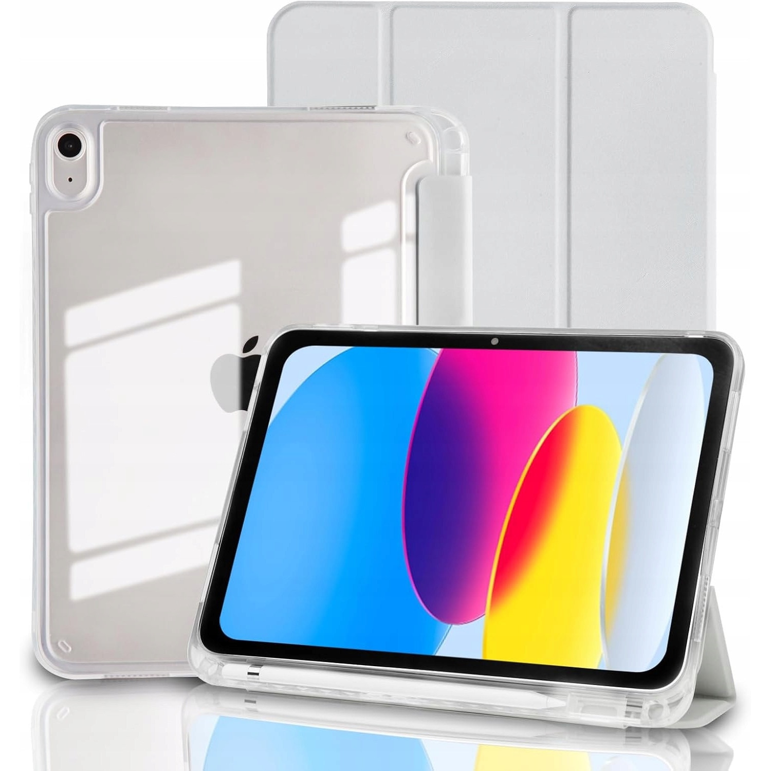 Husa transparenta pentru Apple iPad 10.9 2022 10-GEN/11 A16 2025 11-GEN, functie de suport