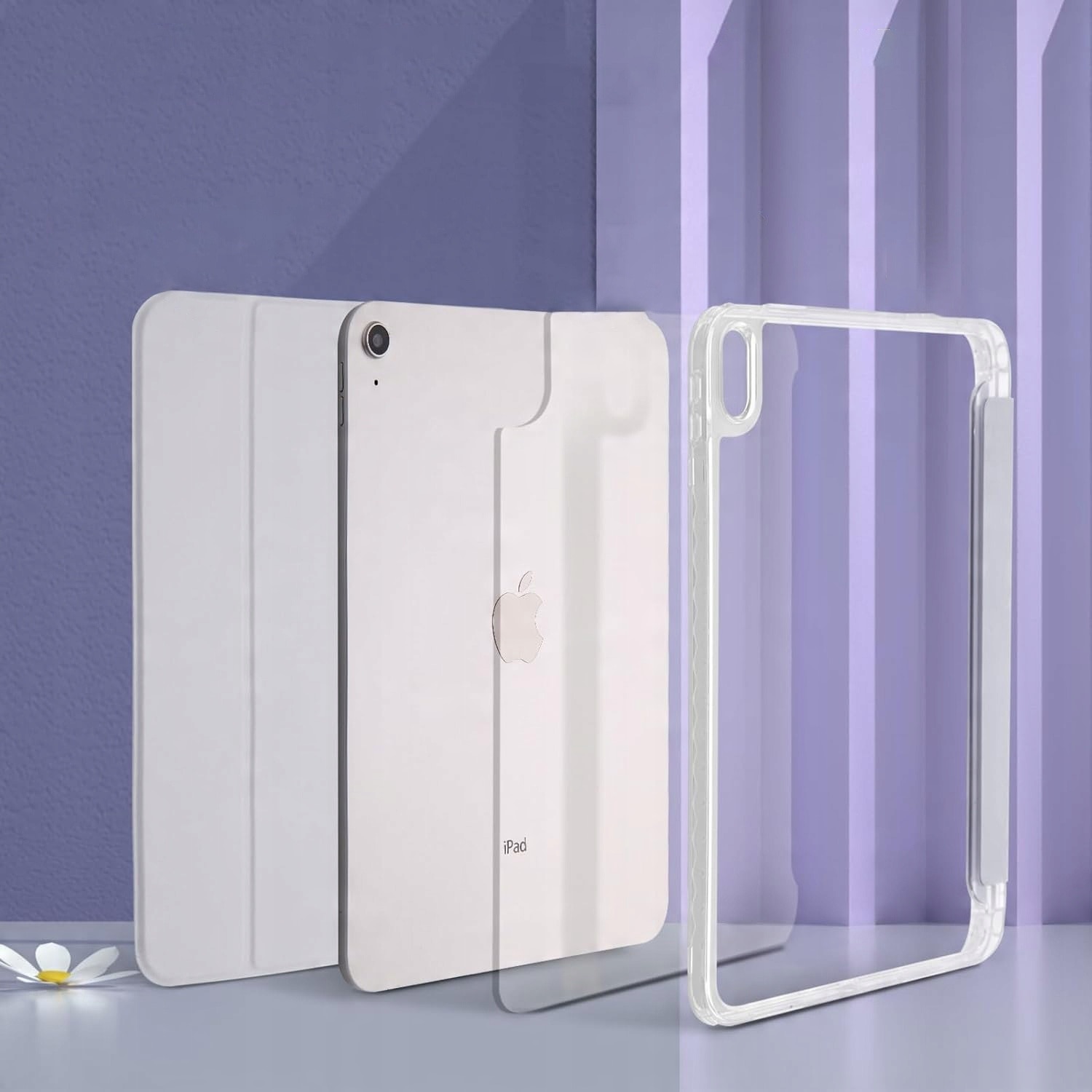 Husa transparenta pentru Apple iPad 10.9 2022 10-GEN/11 A16 2025 11-GEN, functie de suport