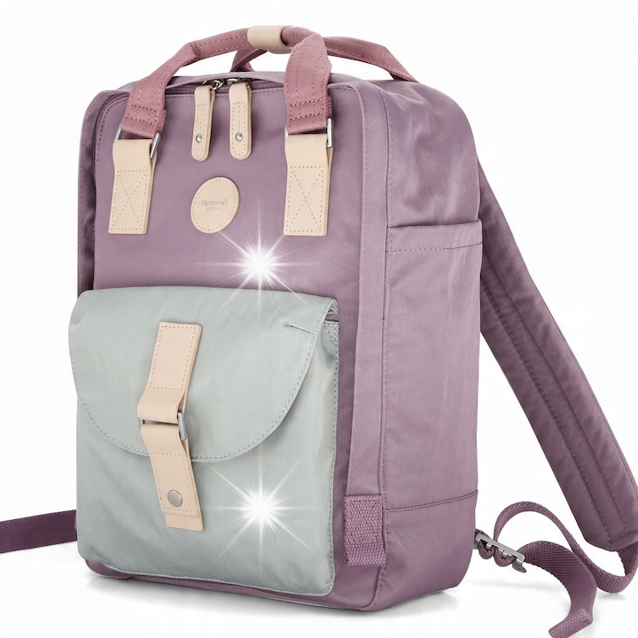 Rucsac Himawari HM200 vintage, 39x30,5x13cm, waterproof, pentru laptopuri de pana la 15,6"