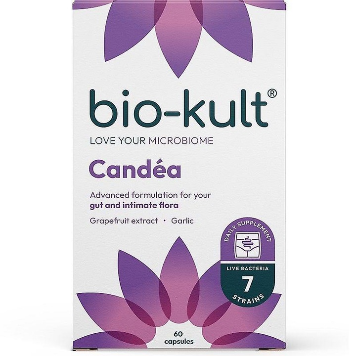 Supliment probiotic Bio-Kult Candea, 60 capsule vegetale, cu usturoi si extract de seminte de grapefruit