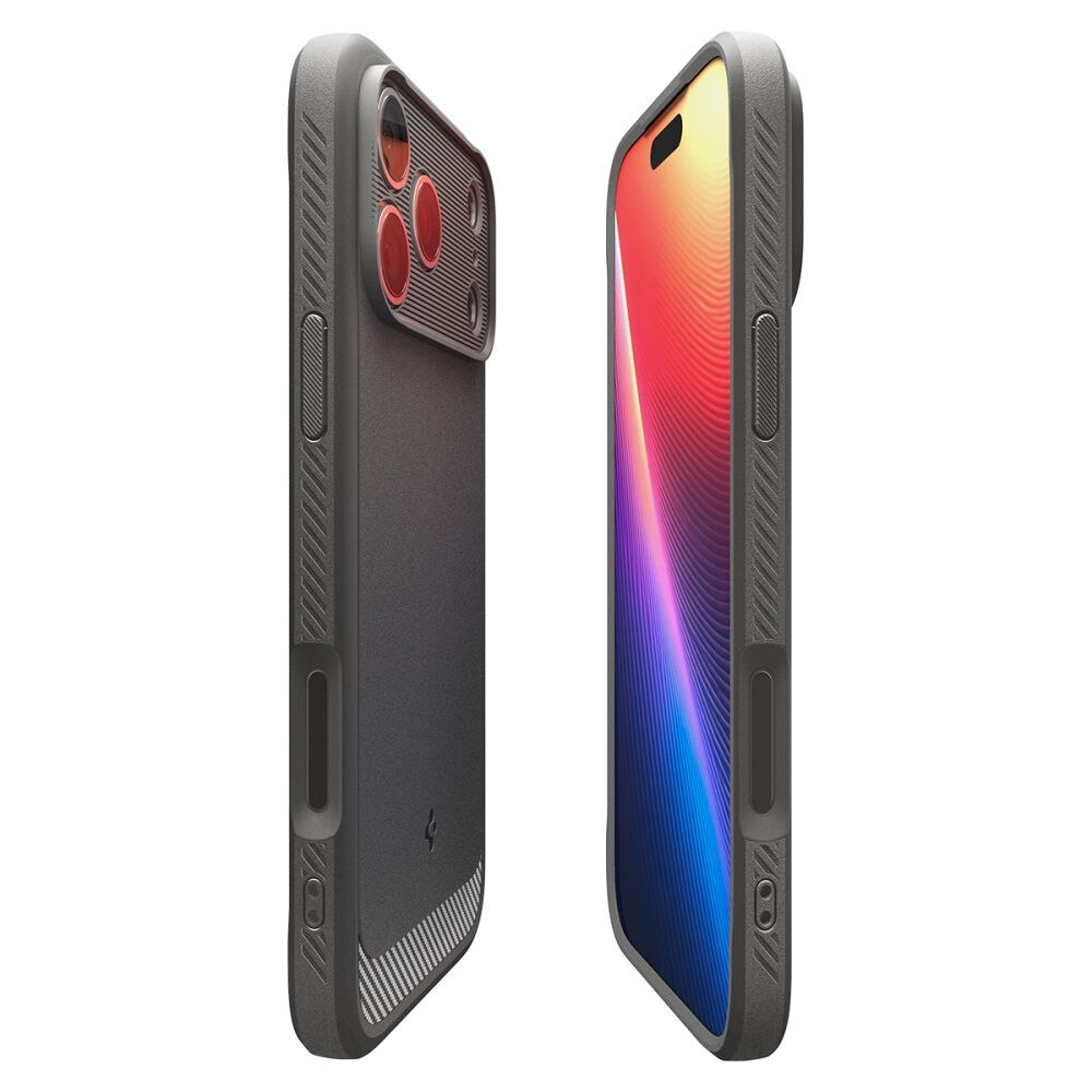 Carcasa Spigen Rugged Armor cu MagSafe compatibila cu iPhone 17 Pro Max, Gri