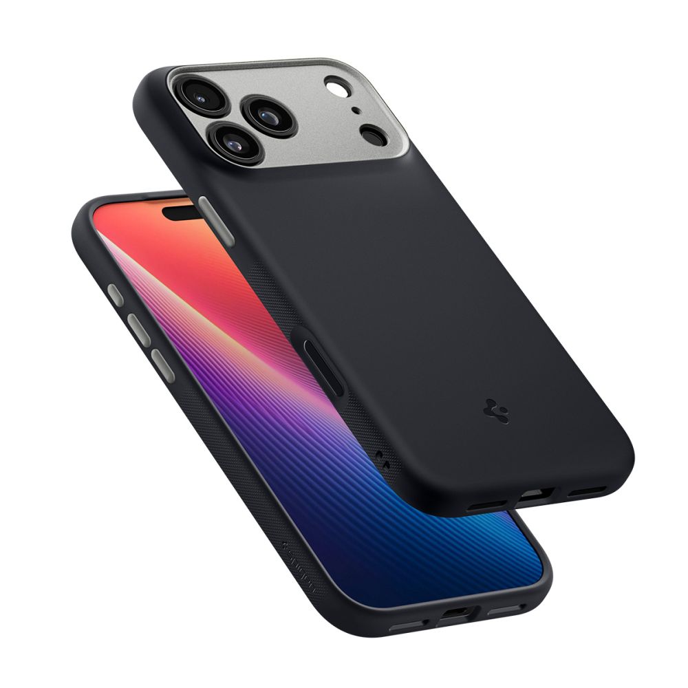 Carcasa Spigen Nano Pop cu MagSafe compatibila cu iPhone 17 Pro Max, Black
