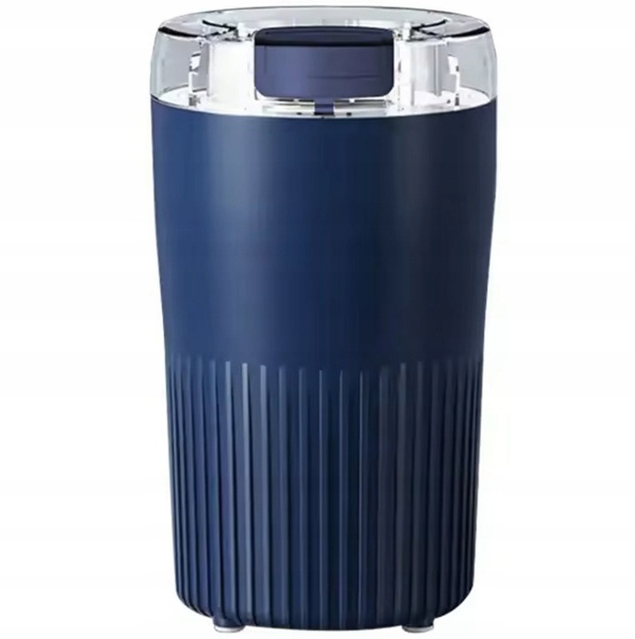 Macinator electric de cafea si condimente Aptel, 300W, functie pulsanta, albastru, 16,5x9,5cm