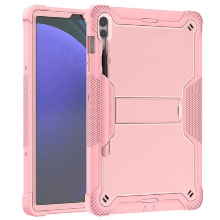 Husă pentru tabletă, Stef's Cat, Rugged TabShell, roz, silicon, pentru Samsung Galaxy Tab S10+/S9 FE+/S9+