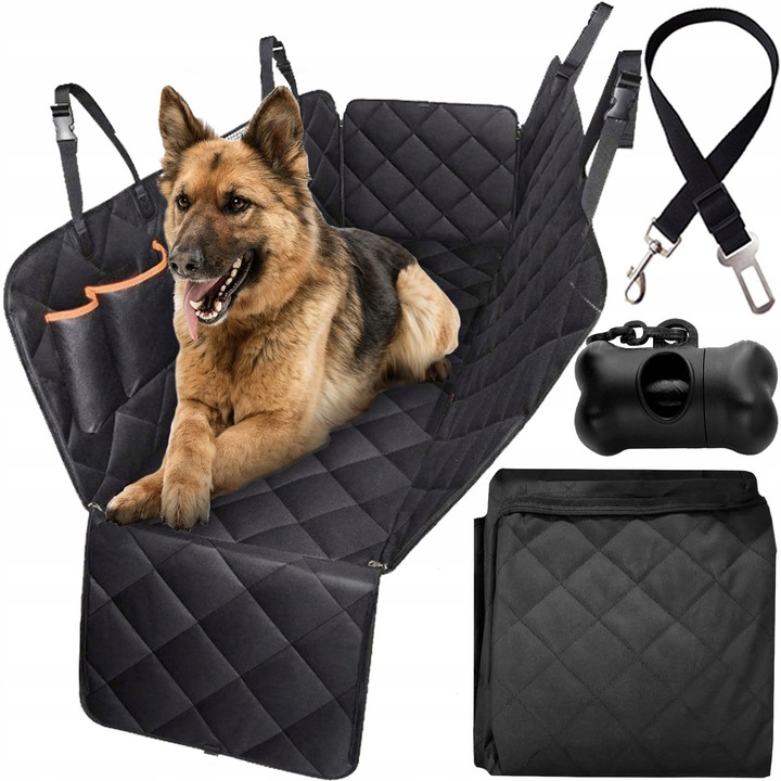 Covoras pentru caini, Heckermann, impermeabil, 143x153cm, cu buzunare, universala