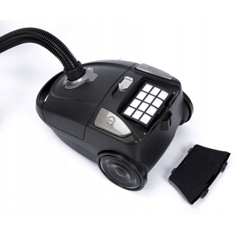 Aspirator cu sac Camry CR 7037, 800W, 3l, filtru Hepa 12, 68dB, 7m, accesorii incluse