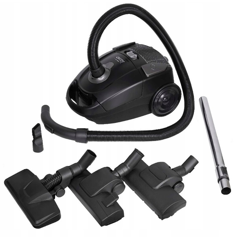 Aspirator cu sac Camry CR 7037, 800W, 3l, filtru Hepa 12, 68dB, 7m, accesorii incluse