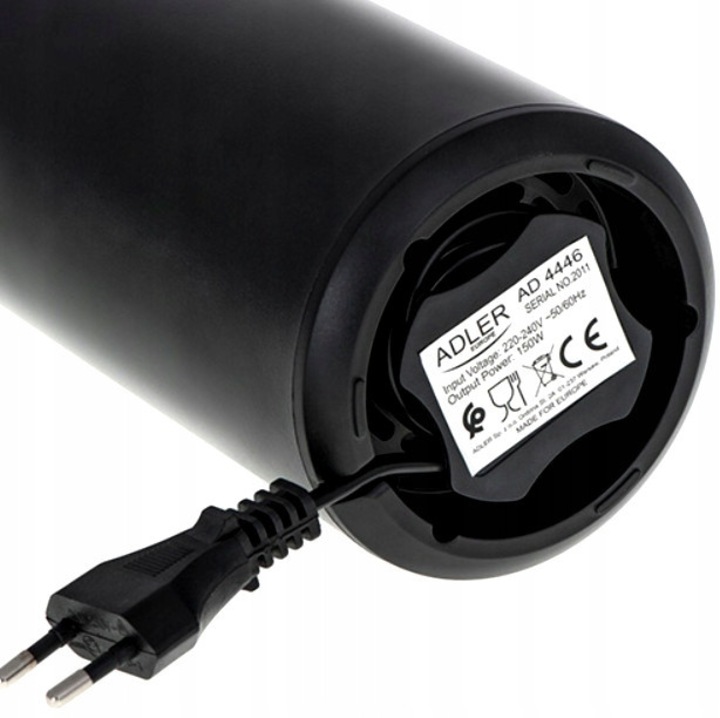 Електрическа мелничка Adler, 150W, капацитет 75гр, компактна, черна