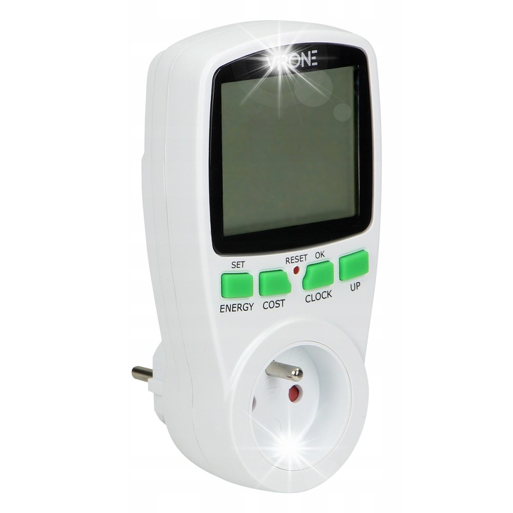 Programator electronic Virone DT-1, 16 programe, LCD, 3680W, 55x115x75mm, set