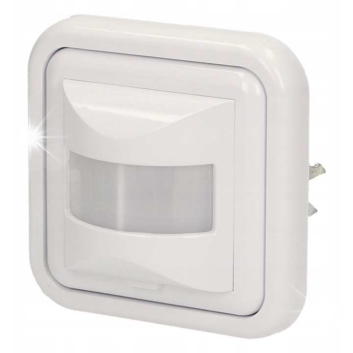 Czujnik de miscare Orno, 2&3 fire, 160°, alb, 80,7x80,7x65mm